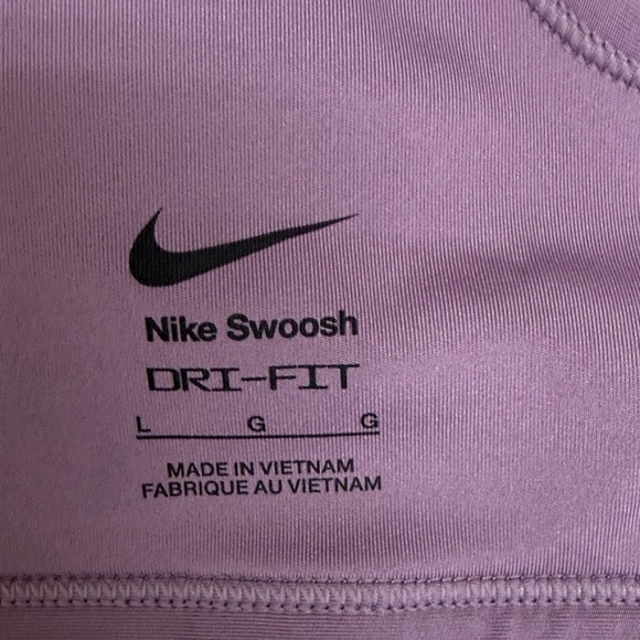 NWOT Nike Plum Racerback Medium-Support Sports Bra - Picture 4 of 4